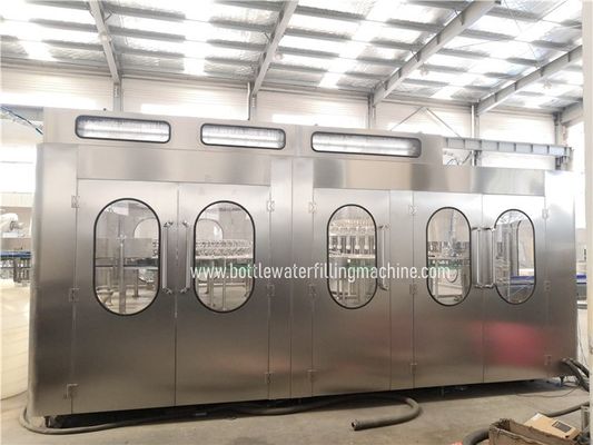 Wasser-Flaschen-Füllmaschine 10000BPH Monoblock verpackende